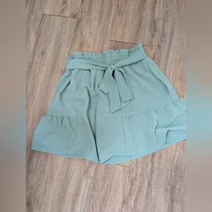 Women's Light Blue Shorts